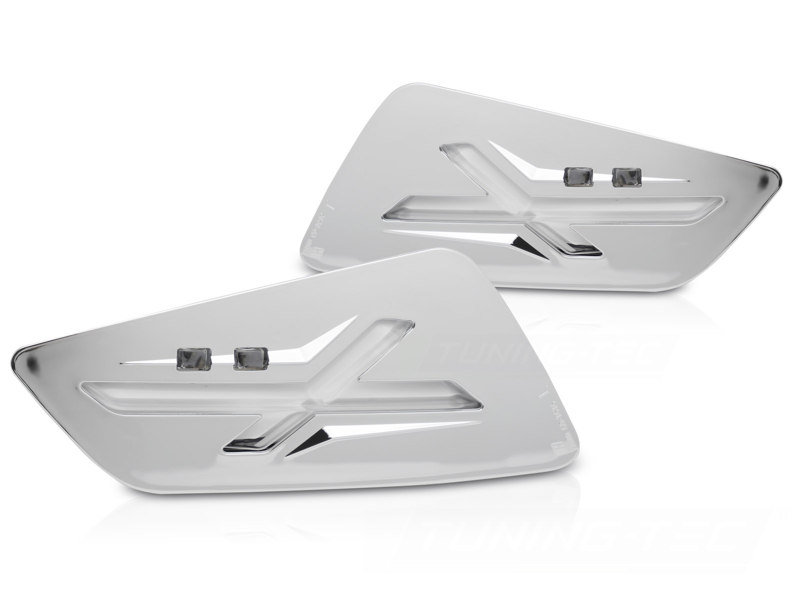 Chromen LED richtingaanwijzers voor Vespa GTS / GTV 300cc