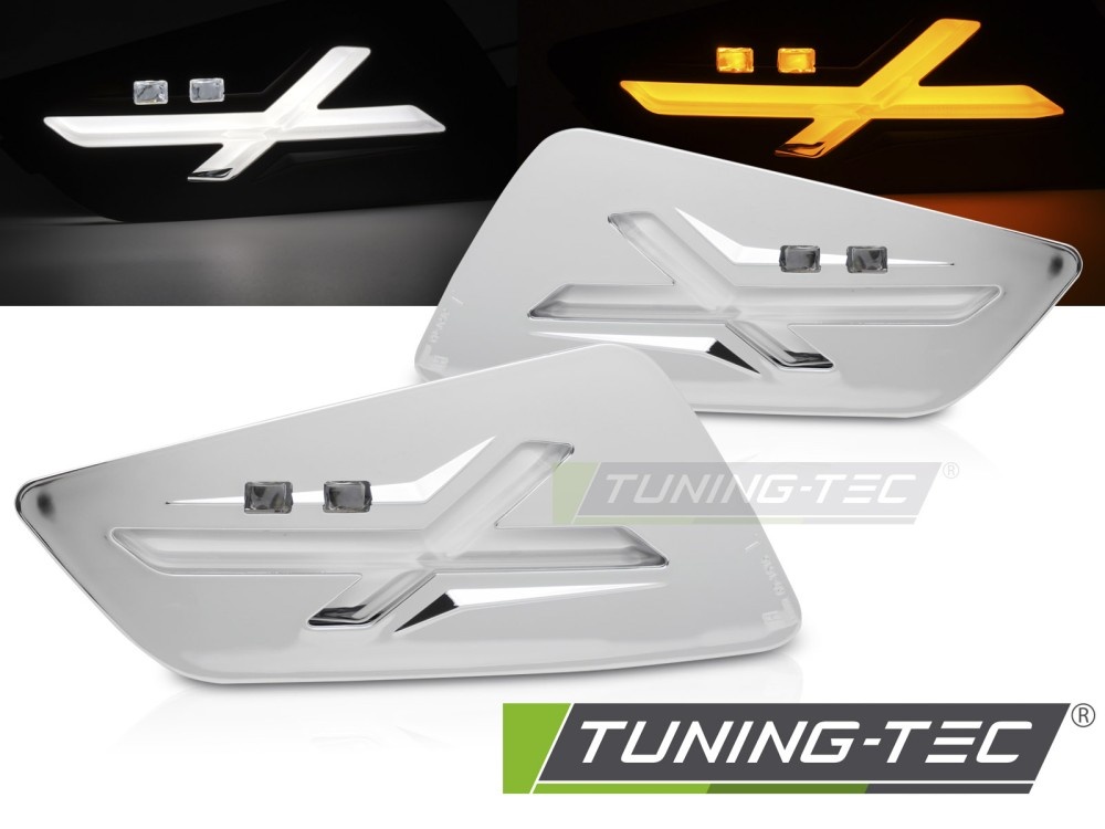 Chromen LED richtingaanwijzers voor Vespa GTS / GTV 300cc