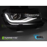 Koplampen Chevrolet Camaro 2013-2015 Tube LED Zwart