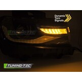 Koplampen Chevrolet Camaro 2013-2015 Tube LED Zwart