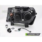 Koplampen Chevrolet Camaro 2013-2015 Tube LED Zwart