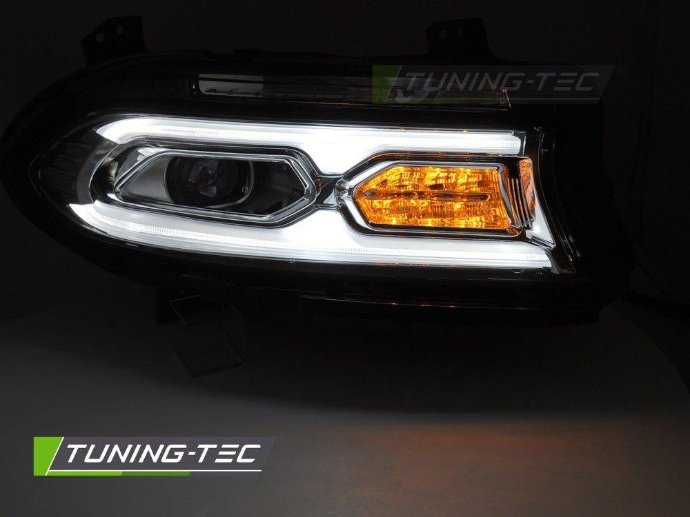 Volledig LED Koplampen Chroom voor DODGE CHARGER 2014-2023