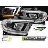 Koplampen Chrome Tube Sequentiële LED Dodge Durango 10-13