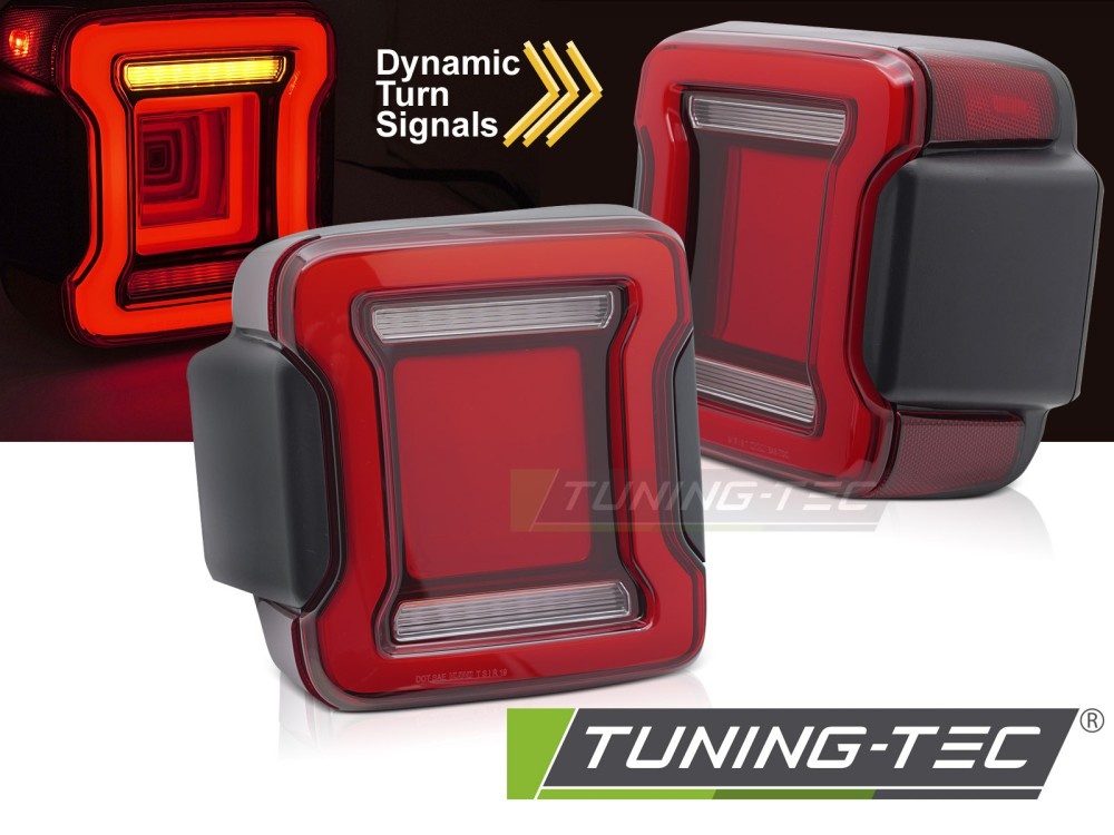 Achterlichten LED rood voor Jeep Wrangler JL 2018-2023