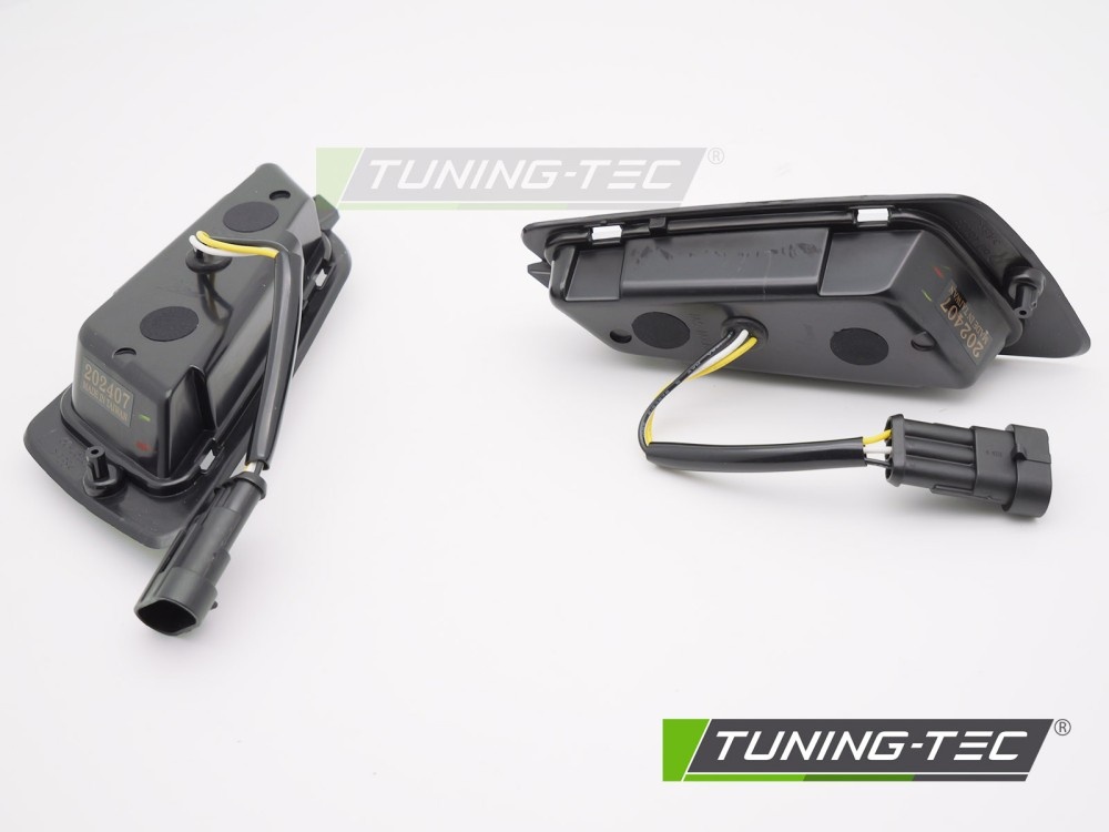 LED richtingaanwijzers Glanzend Zwart voor Vespa GTS / GTV 300cc