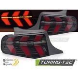 Achterlichten LED Zwart Dynamic geschikt voor Ford Mustang 2010-2013