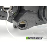 Koplamp zwart links TYC voor Opel Astra G (97-04)