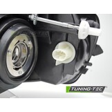 Koplamp zwart links TYC voor Opel Astra G (97-04)