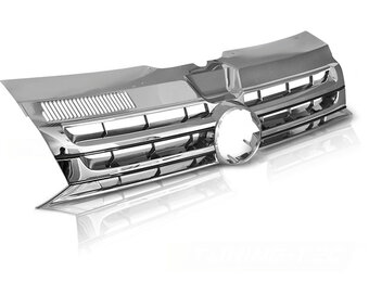 Grille Chroom-Zwart voor VW T5 10-15 Caravelle Multivan