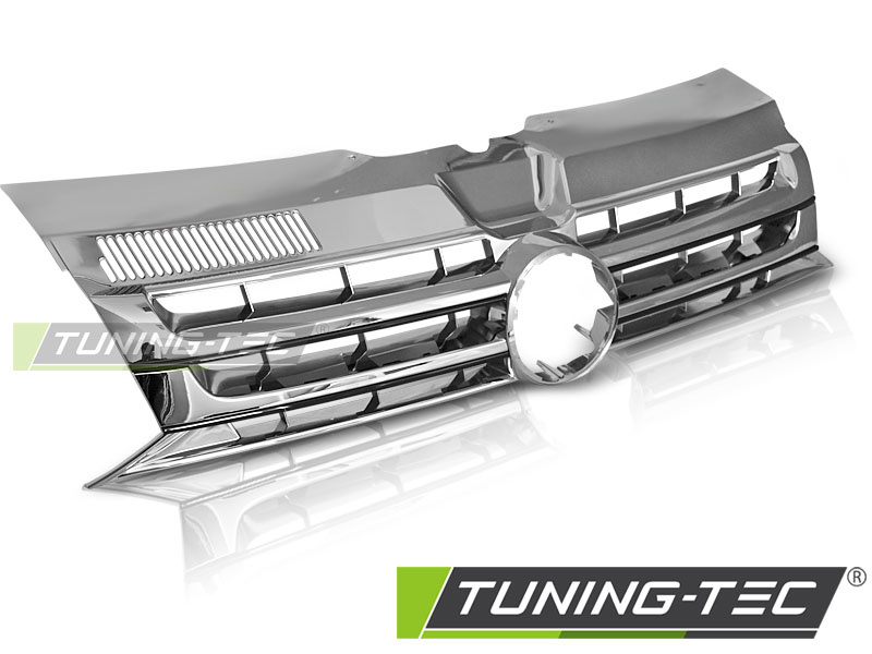 Grille Chroom-Zwart geschikt voor VW T5 10-15 Caravelle Multivan