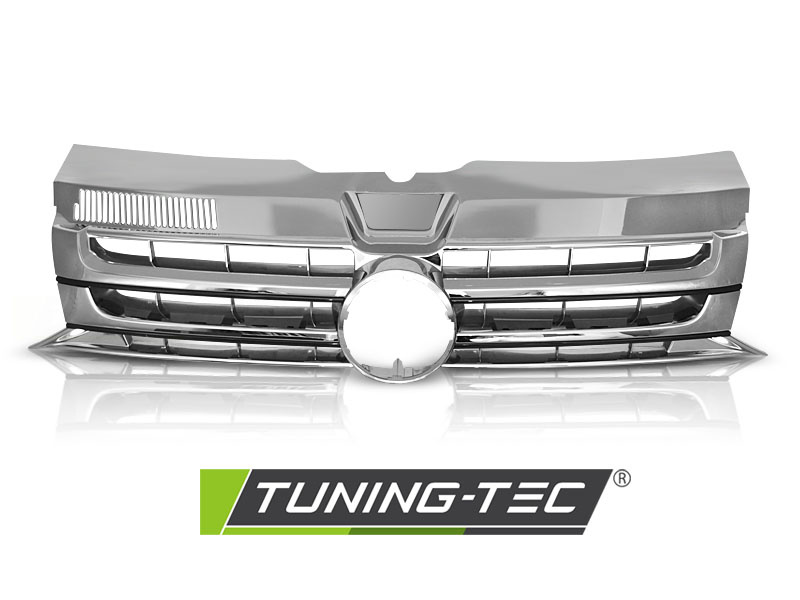 Grille Chroom-Zwart voor VW T5 10-15 Caravelle Multivan