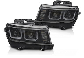 Koplampen Chevrolet Camaro 2013-2015 LED Zwart