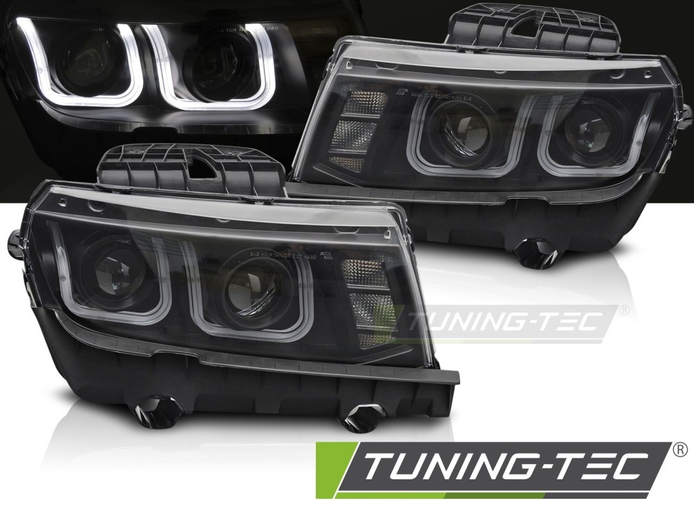 Koplampen Chevrolet Camaro 2013-2015 LED Zwart