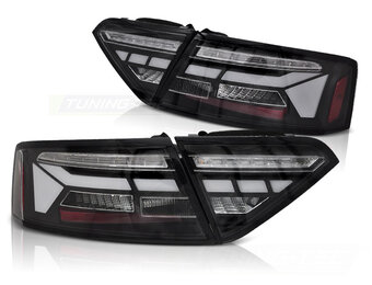 Achterlichten LED BAR Zwart Dynamisch Audi A5 11-16