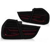 LED BAR Achterlichten Zwart Rook Dynamische Knipperlichten voor BMW E90 09-11