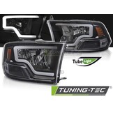 Koplampen DODGE RAM 09-18 LED Tube Light Zwart