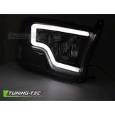 Koplampen DODGE RAM 09-18 LED Tube Light Zwart