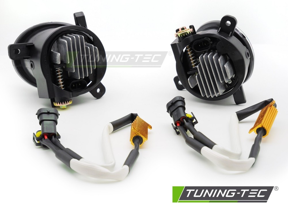 LED Mistlampen Zwart Helder geschikt voor Audi A4 B8, A6 C6, Q5