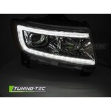 Koplampen Tube Light Chroom voor Jeep Grand Cherokee 2011-2013