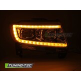 Koplampen Tube Light Chroom voor Jeep Grand Cherokee 2011-2013