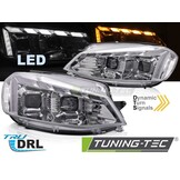 Full LED Koplampen Licht Chroom DRL Sequentieel VW Golf 7 17-19