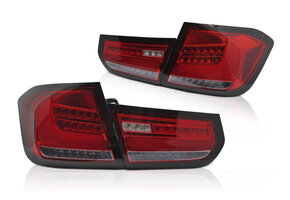 Achterlichten LED BAR Rood Dynamisch Knipperlicht geschikt voor BMW F30 (2011-2015)