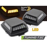 LED Zijknipperlichten Zwart Dynamisch voor Mercedes G-Klasse W464