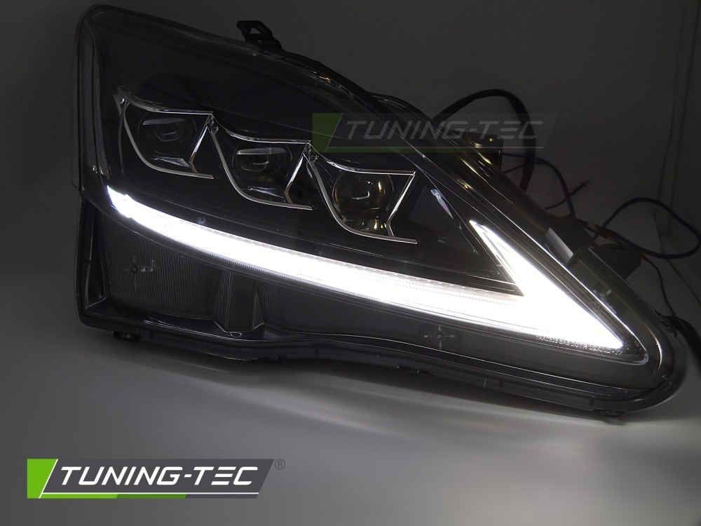 Koplampen Full LED Lexus IS 06-13 Zwart