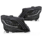 Koplampen LED ZWART geschikt voor MERCEDES V-KLASSE / VITO W447 14-23
