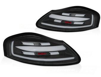 Zwarte Sequentiële LED BAR Achterlichten voor Porsche Boxster 986 (96-04)