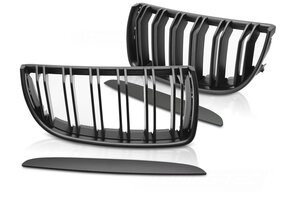 Grille Sport Mat Zwart voor BMW E90 E91 (2005-2008)