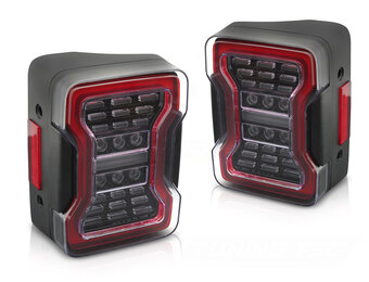 Achterlichten LED Zwart voor Jeep Wrangler JK 07-18