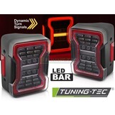 Achterlichten LED Zwart voor Jeep Wrangler JK 07-18