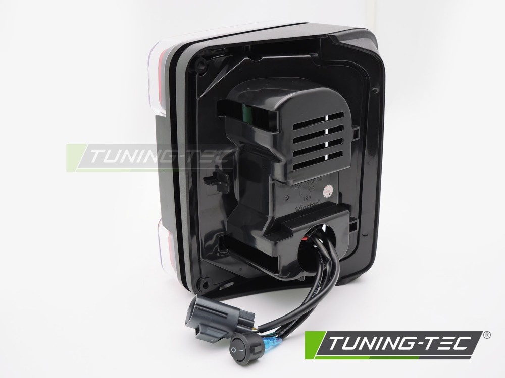 Achterlichten LED Zwart voor Jeep Wrangler JK 07-18