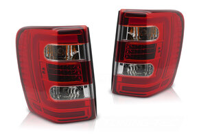 Achterlichten Chrysler Jeep Grand Cherokee 99-05 Rood/Wit LED