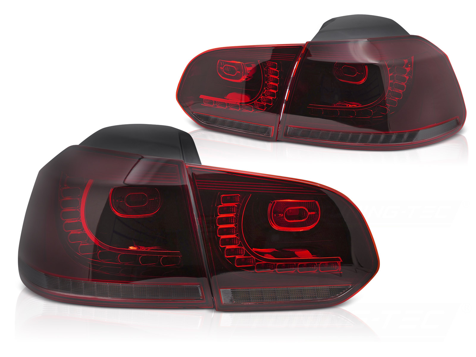 LED Achterlichten Rood Smoke Dynamisch VW Golf 6 08-13