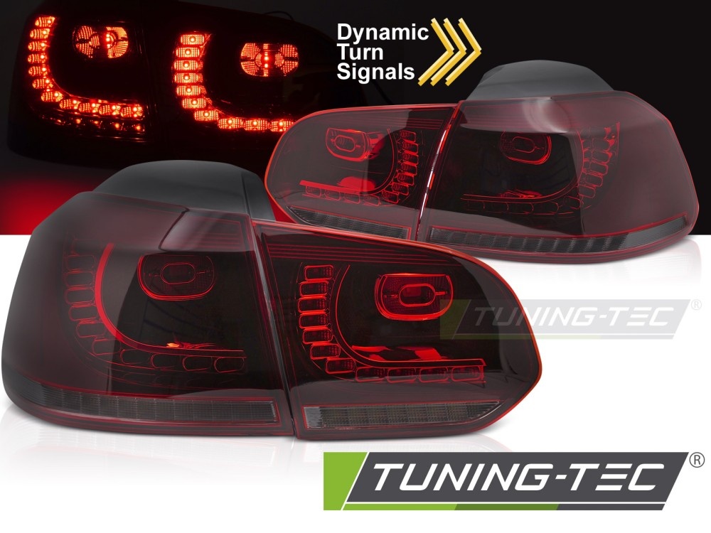 LED Achterlichten Rood Smoke Dynamisch VW Golf 6 08-13