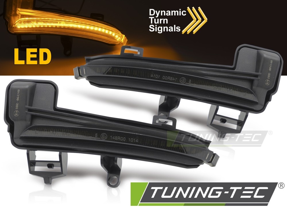 Spiegelknipperlichten LED Dynamisch Smoke voor SKODA SUPERB III (15-18)