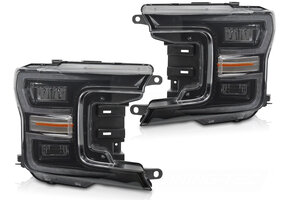 LED Koplampen Zwart DRL Dynamisch geschikt voor Ford F150 MK13 (2017-2020)