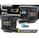 LED Koplampen Zwart DRL Dynamisch Ford F150 MK13 (2017-2020)
