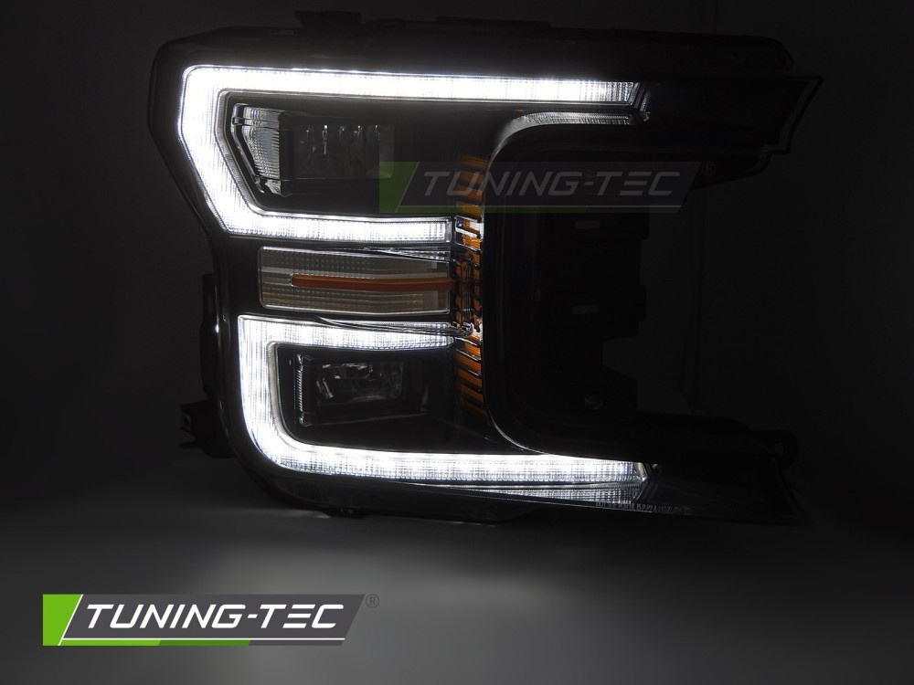 LED Koplampen Zwart DRL Dynamisch geschikt voor Ford F150 MK13 (2017-2020)
