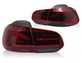 LED Achterlichten Rood LED OLED voor VW Golf 6 (08-13)