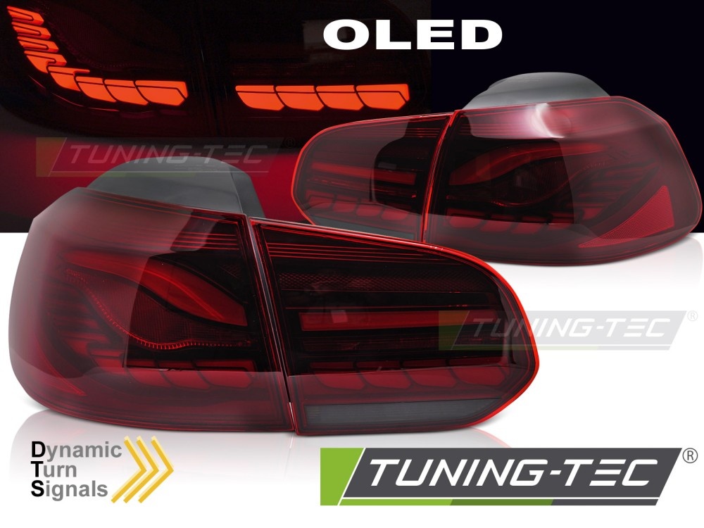 LED Achterlichten Rood LED OLED geschikt voor VW Golf 6 (08-13)