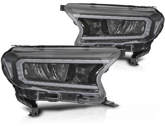 LED Koplampen Zwart geschikt voor FORD RANGER V 16-22