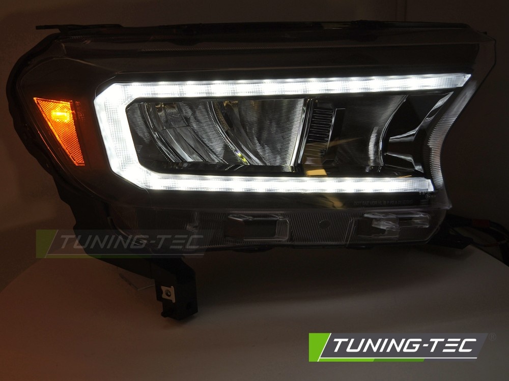 LED Koplampen Zwart geschikt voor FORD RANGER V 16-22