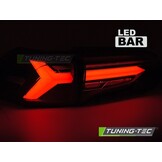 Achterlichten Toyota RAV4 19- LED BAR Zwart Dynamische Knipperlichten