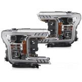 Koplampen Tube Light Chroom geschikt voor Ford F150 MK13 (2017-2020)