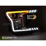 Koplampen Tube Light Chroom voor Ford F150 MK13 (2017-2020)