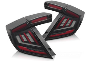 LED Achterlichten Smoke geschikt voor Honda Civic X 2016-2021 Hatchback