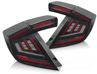 LED Achterlichten Smoke Honda Civic X 2016-2021 Hatchback